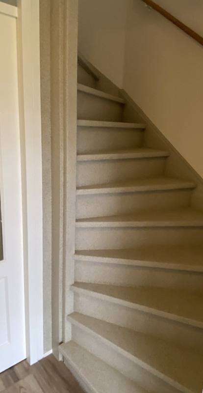 traprenovatie met DesertBeige stone structuur in Alphen aan den Rijn
