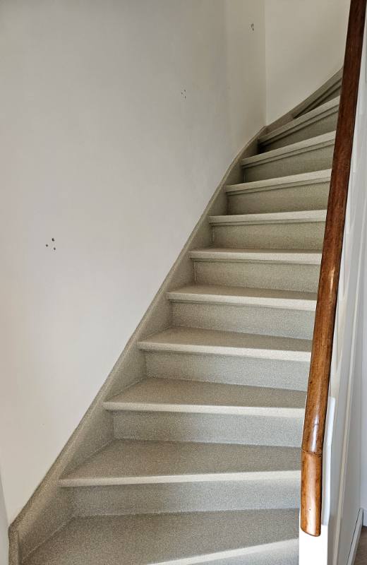 trap renovatie met Sandstone stone structuur in Gouda