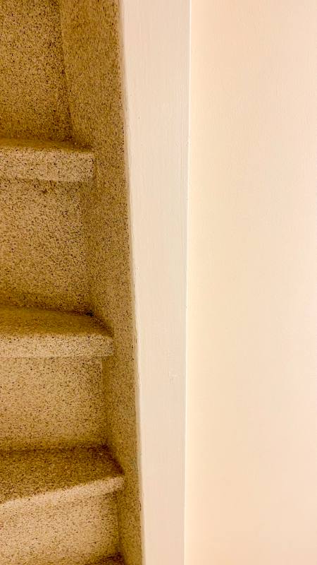 traprenovatie met Desert Grain stone structuur in Rotterdam