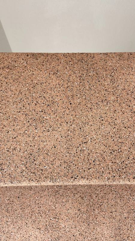 traprenovatie met Granite Sand stone structuur in Zoetermeer